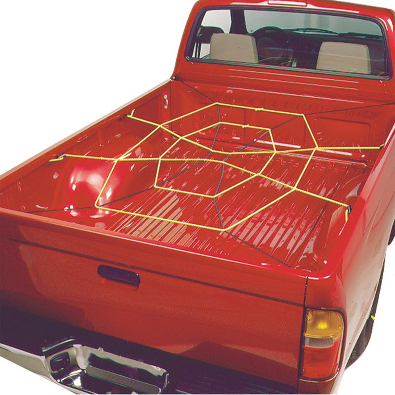 Keeper Black/Yellow Adjustable Cargo Net 47 in. L X 0.14 in.