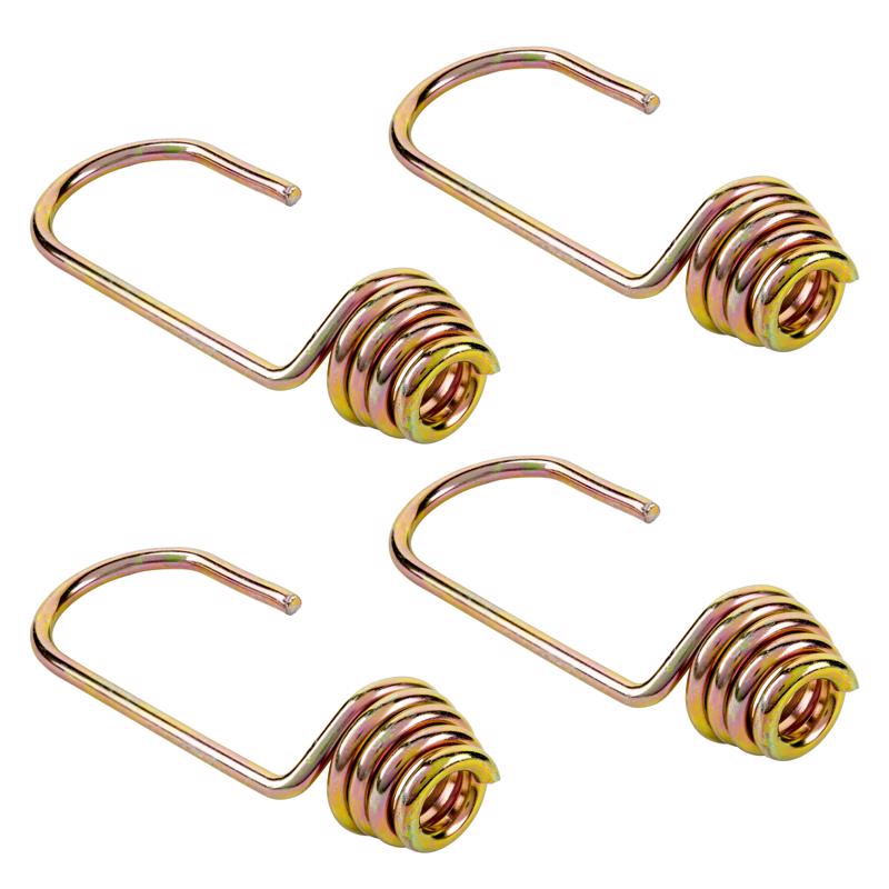 Keeper Gold Bungee Cord Hooks 1/4 in. L X 5/16 in. 4 pk