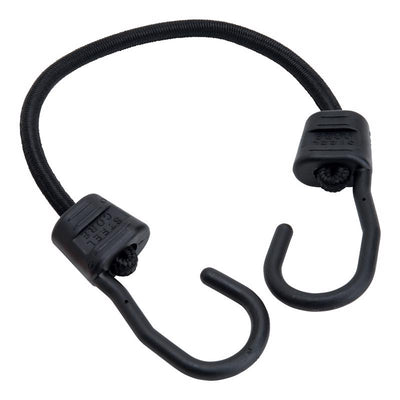 Keeper Black Bungee Cord 18 in. L X 0.315 in.