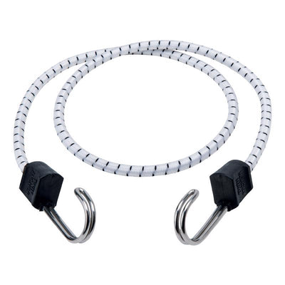 Keeper Marine Twin Anchor White Bungee Cord 40 in. L X 0.315 in.