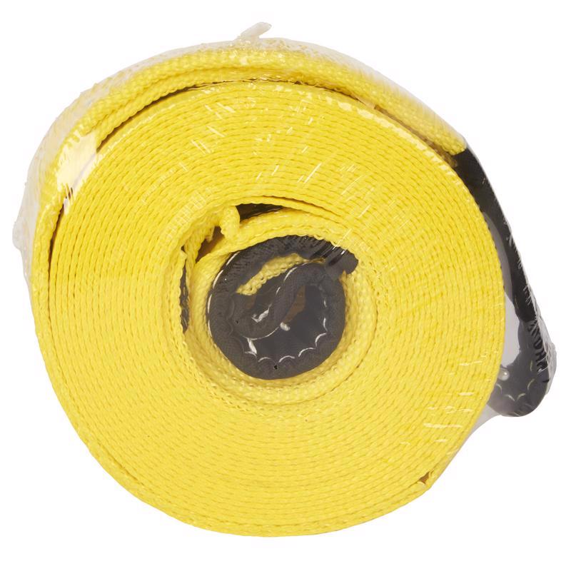 Keeper 4 in. W X 30 ft. L Yellow Vehicle Recovery Strap 10000 lb