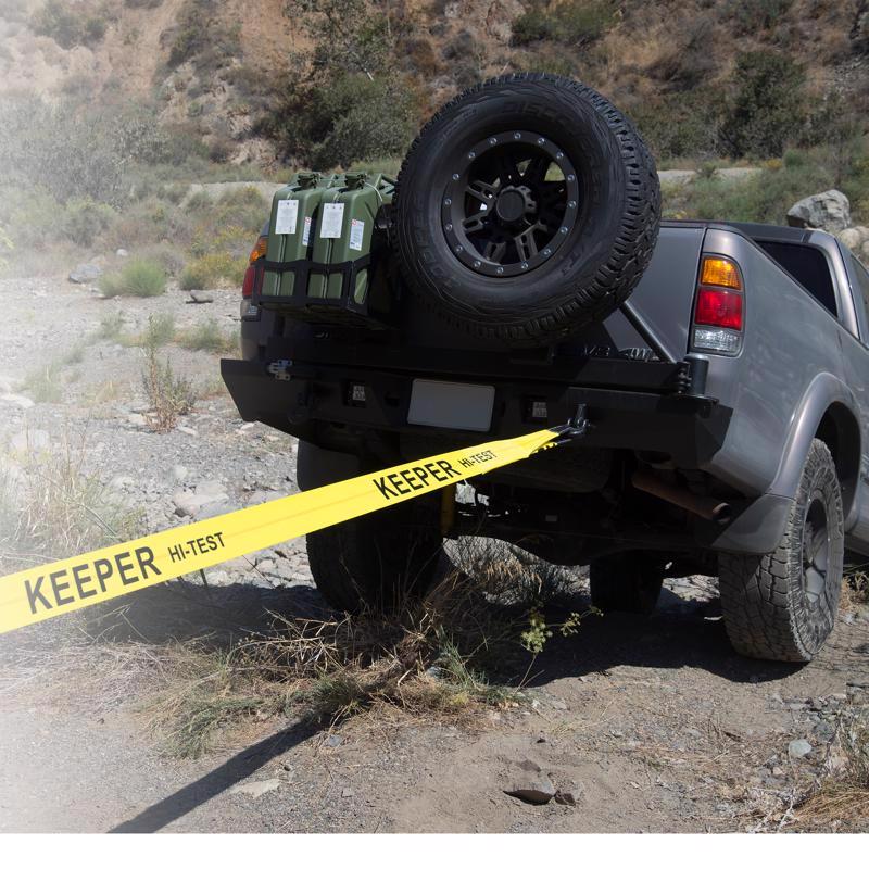 Keeper 4 in. W X 30 ft. L Yellow Vehicle Recovery Strap 10000 lb