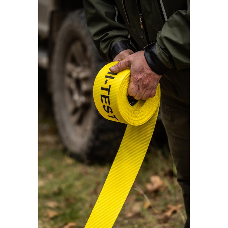 Keeper 4 in. W X 30 ft. L Yellow Vehicle Recovery Strap 10000 lb