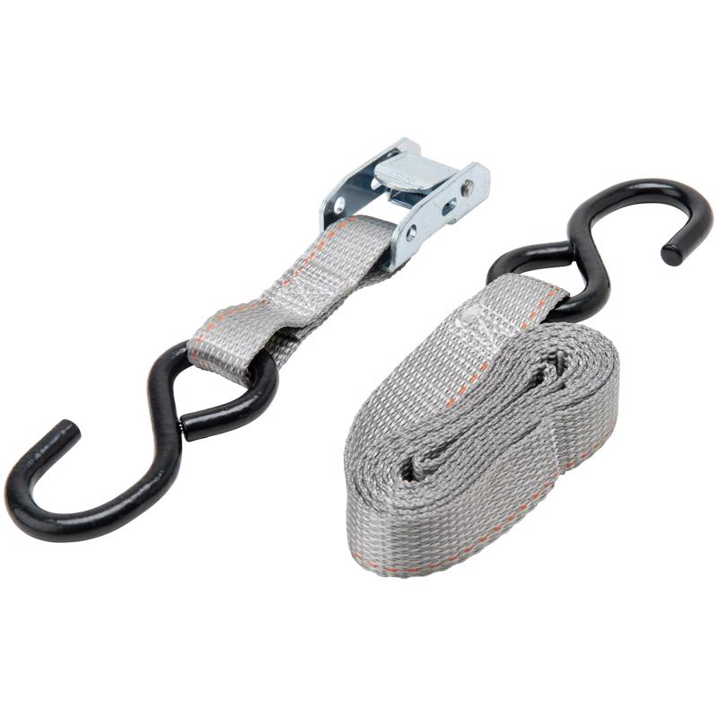 Keeper 1 in. W X 6 ft. L Gray Tie Down 400 lb
