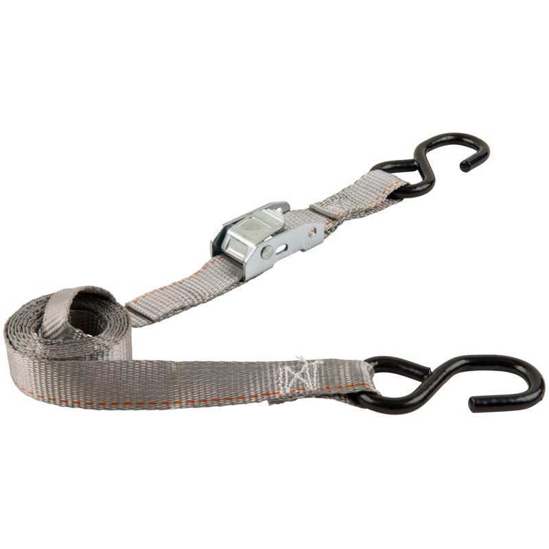 Keeper 1 in. W X 6 ft. L Gray Tie Down 400 lb
