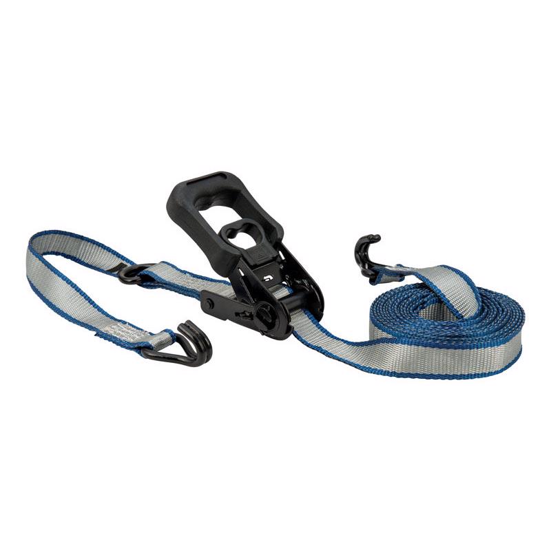 Keeper 1.25 in. W X 14 ft. L Gray Ratchet Tie Down Strap 1000 lb