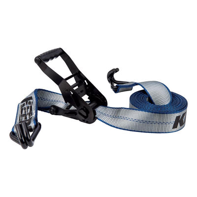 Keeper 2 in. W X 14 ft. L Gray Ratchet Tie Down Strap 3333 lb