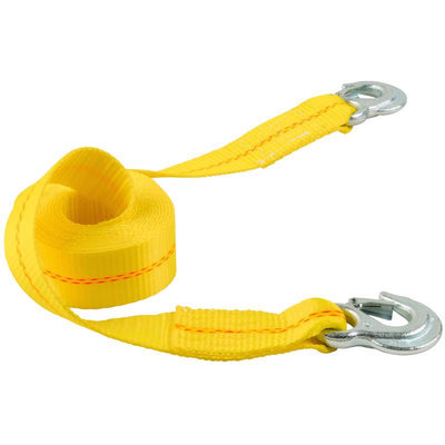 Keeper 2 in. W X 15 ft. L Yellow Tow Strap 5000 lb