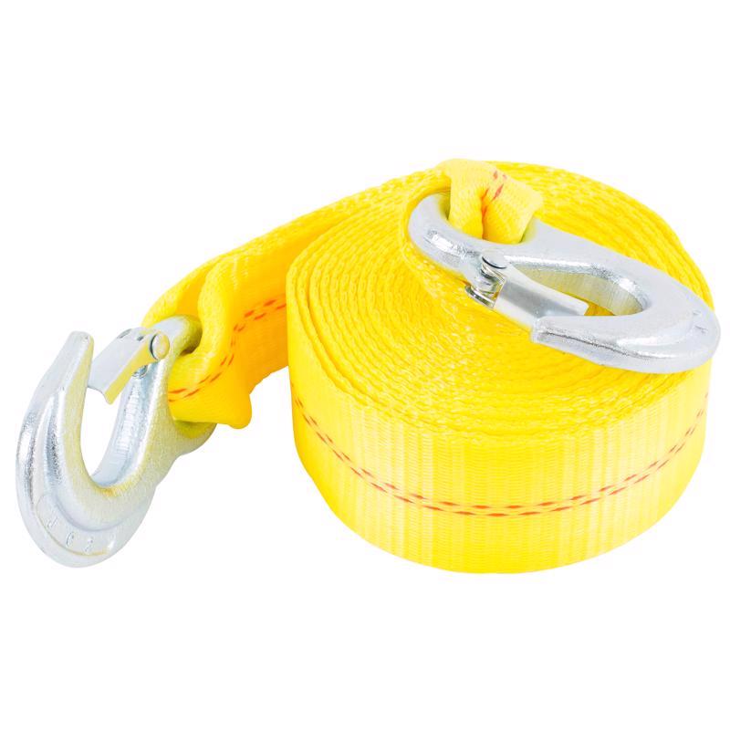 Keeper 2 in. W X 15 ft. L Yellow Tow Strap 5000 lb
