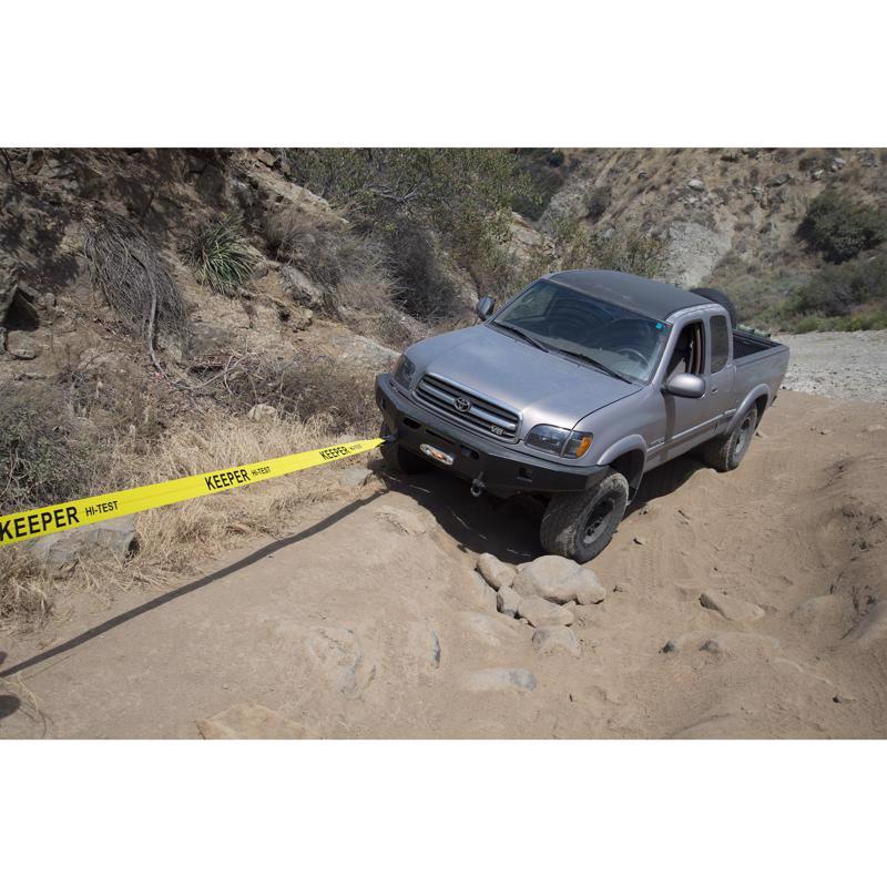 Keeper 2 in. W X 15 ft. L Yellow Tow Strap 5000 lb