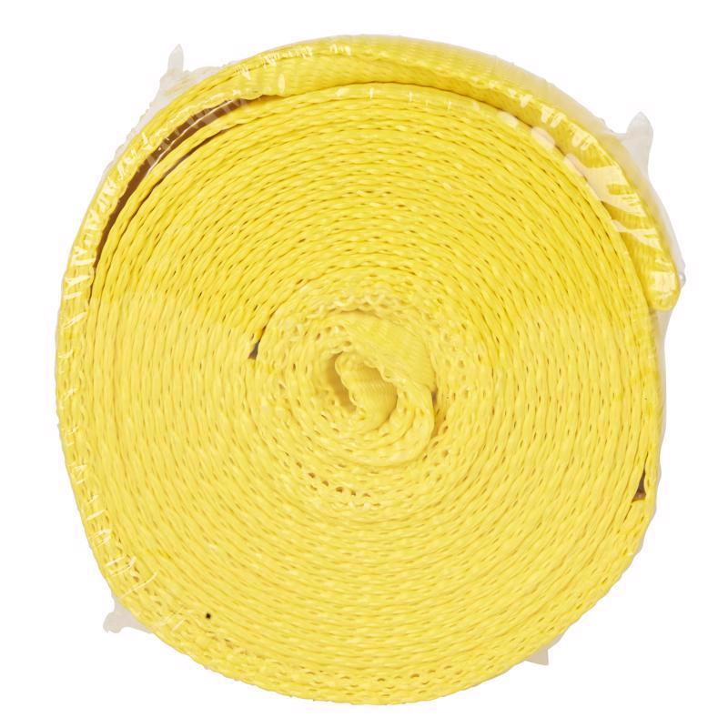 Keeper 2 in. W X 20 ft. L Yellow Vehicle Recovery Strap 7000 lb