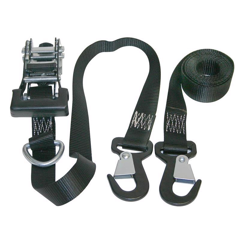 Keeper 1-1/4 in. W X 8 ft. L Black Tie Down Strap 1000 lb