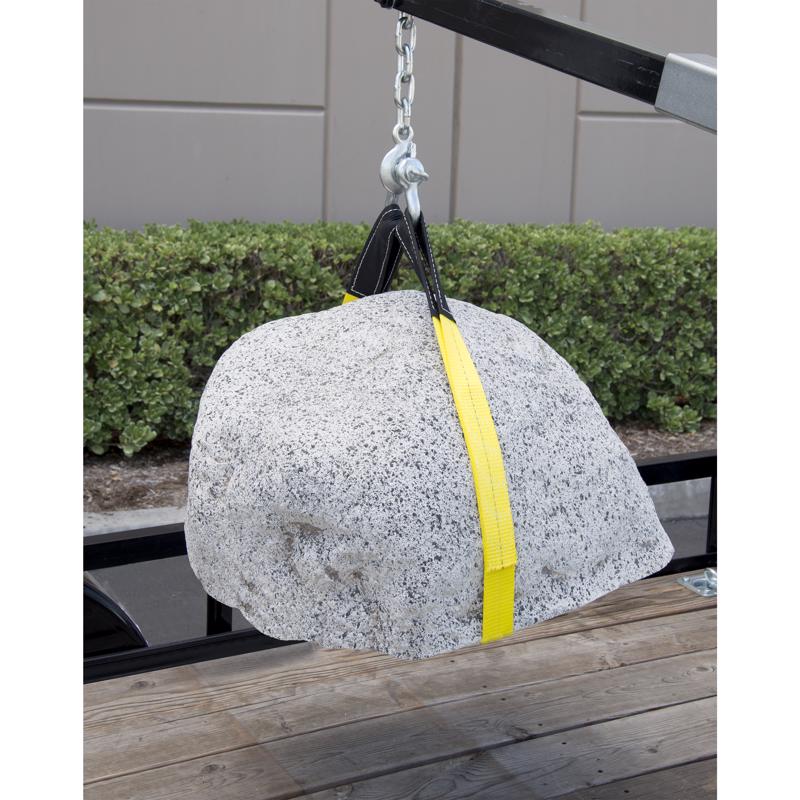 Keeper 2 in. W X 6 ft. L Black/Yellow Lifting Sling 6200 lb