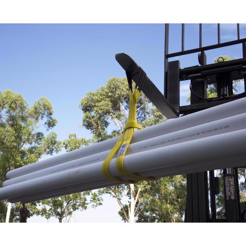 Keeper 2 in. W X 6 ft. L Black/Yellow Lifting Sling 6200 lb