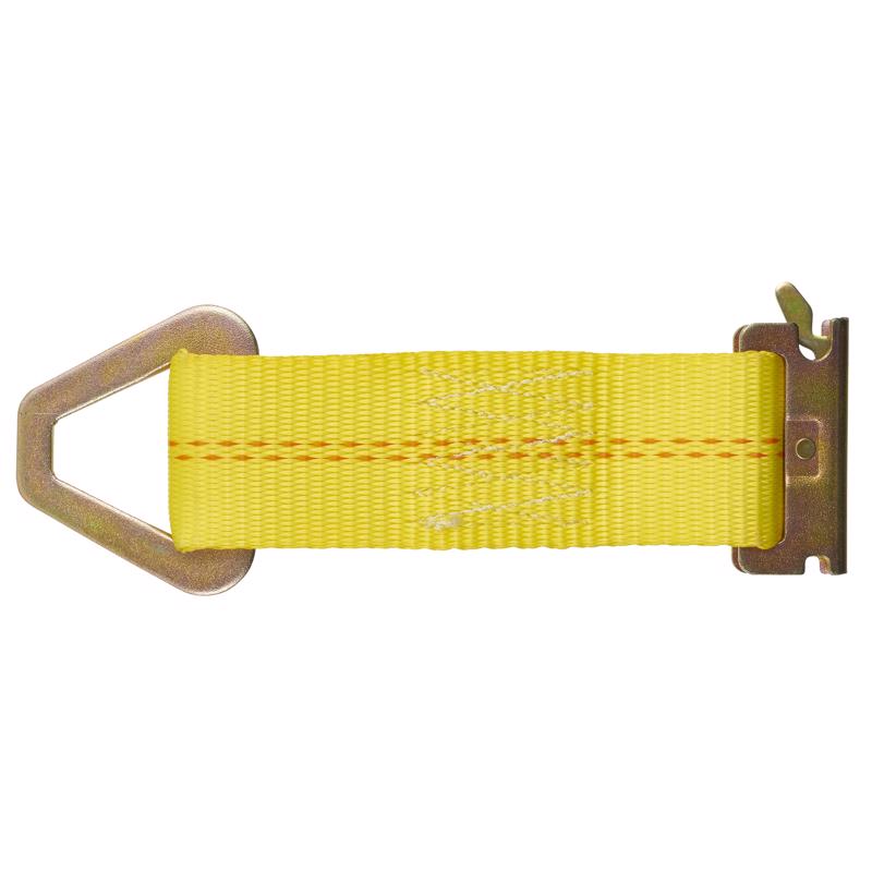 Keeper 2 in. W X 7 in. L Yellow E-Track Tie-Off 2000 lb