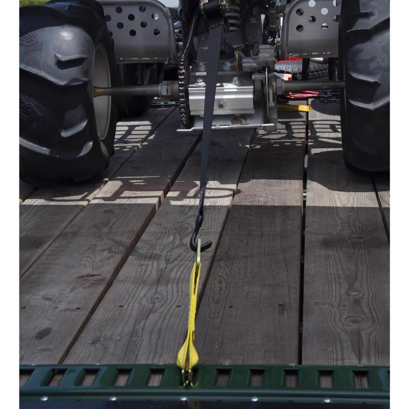 Keeper 2 in. W X 7 in. L Yellow E-Track Tie-Off 2000 lb