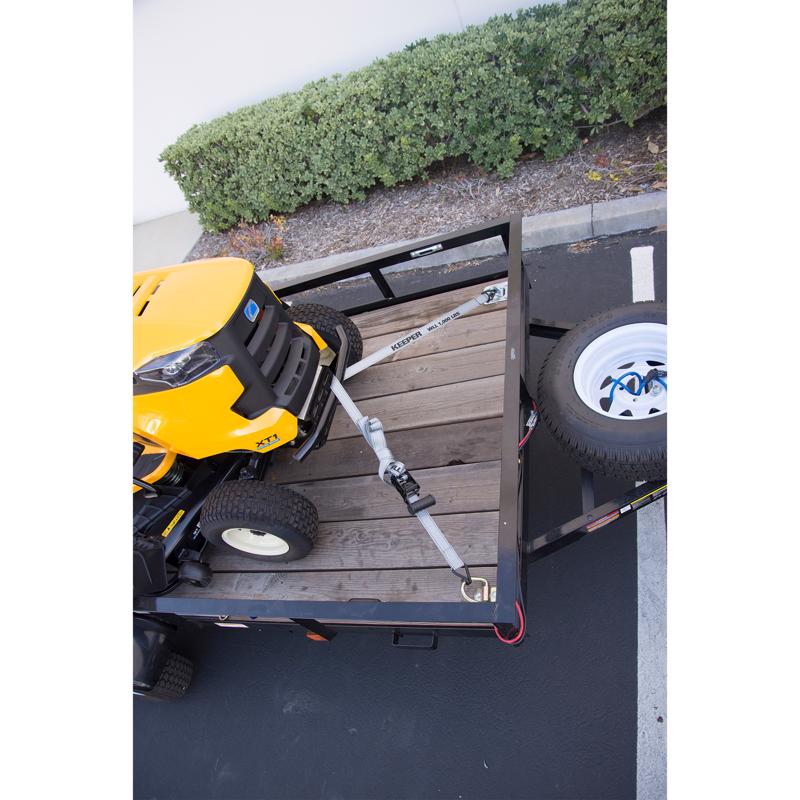 Keeper 1.5 in. W X 12 ft. L Gray Ratchet Tie Down Strap 1000 lb
