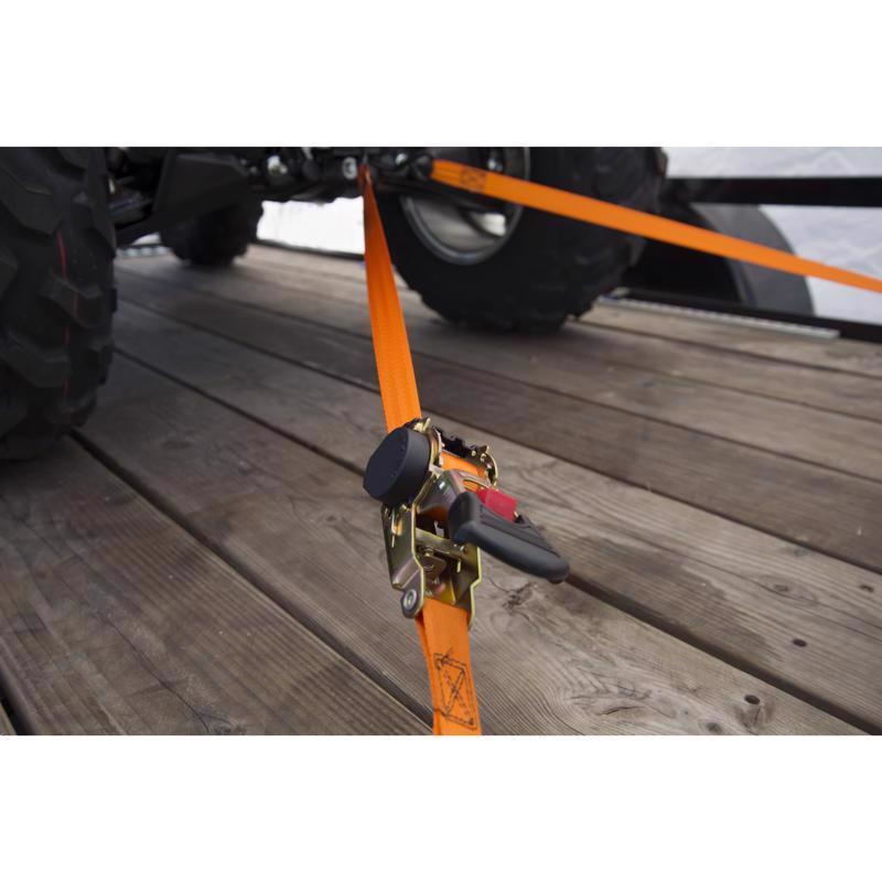 Keeper 1 in. W X 6 ft. L Orange Retractable Tie Down Strap 500 lb 2 pk