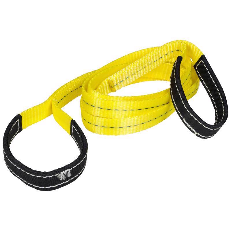 Keeper 1 in. W X 10 ft. L Black/Yellow Lifting Sling 3200 lb