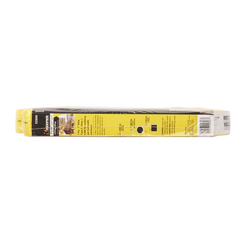 Keeper 1 in. W X 10 ft. L Black/Yellow Lifting Sling 3200 lb