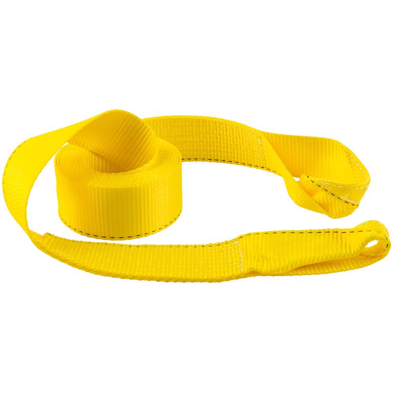 Keeper 3 in. W X 20 ft. L Yellow Vehicle Recovery Strap 11000 lb