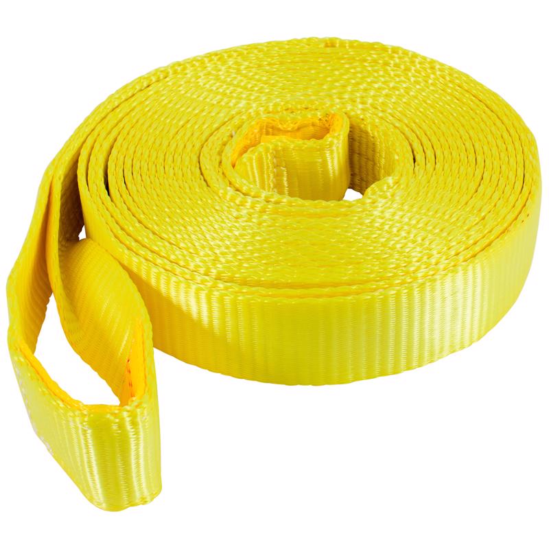 Keeper 2 in. W X 30 ft. L Yellow Vehicle Recovery Strap 10000 lb