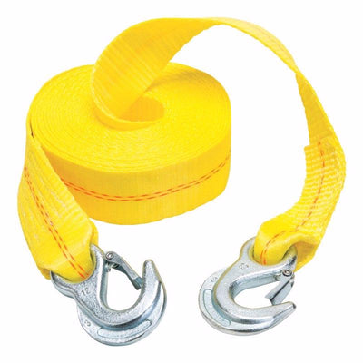 Keeper 2 in. W X 25 ft. L Yellow Tow Strap 5000 lb