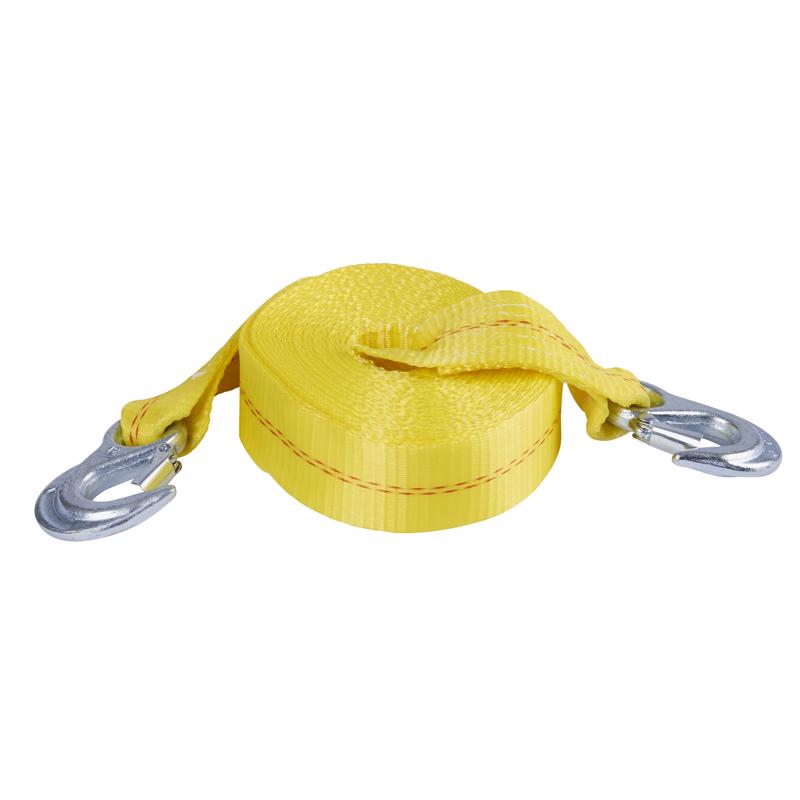 Keeper 2 in. W X 25 ft. L Yellow Tow Strap 5000 lb