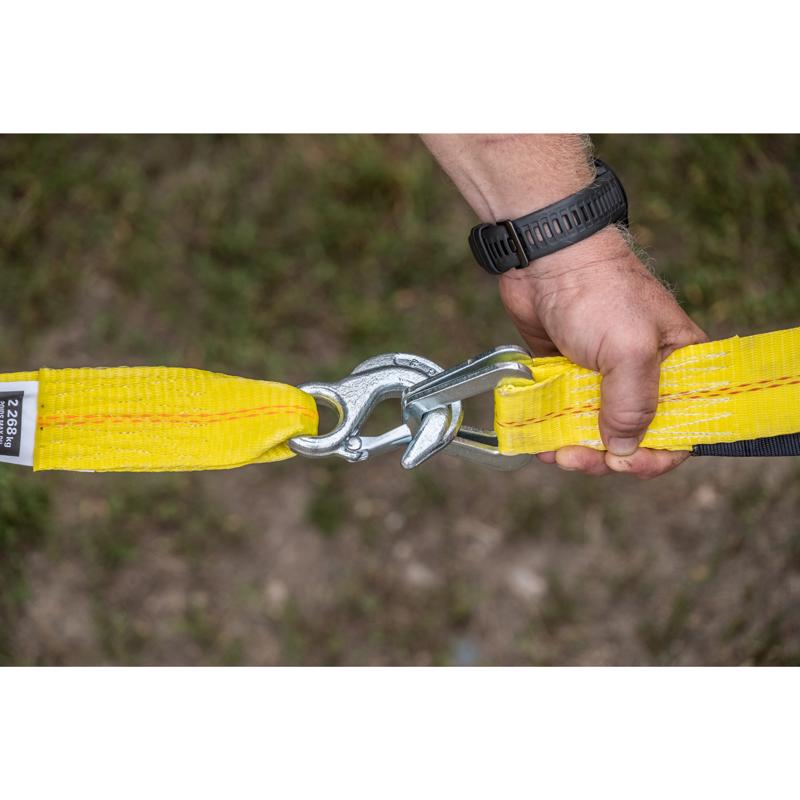 Keeper 2 in. W X 25 ft. L Yellow Tow Strap 5000 lb
