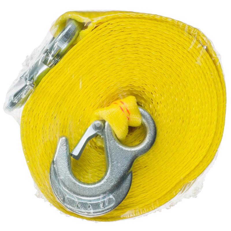 Keeper 2 in. W X 25 ft. L Yellow Tow Strap 5000 lb