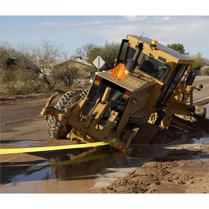 Keeper 4 in. W X 30 ft. L Yellow Vehicle Recovery Strap 20000 lb