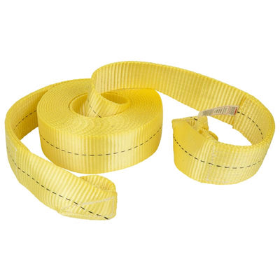 Keeper 3 in. W X 30 ft. L Yellow Vehicle Recovery Strap 15000 lb