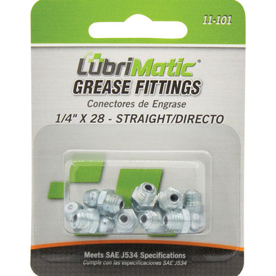 LubriMatic Straight Grease Fittings 10 pk