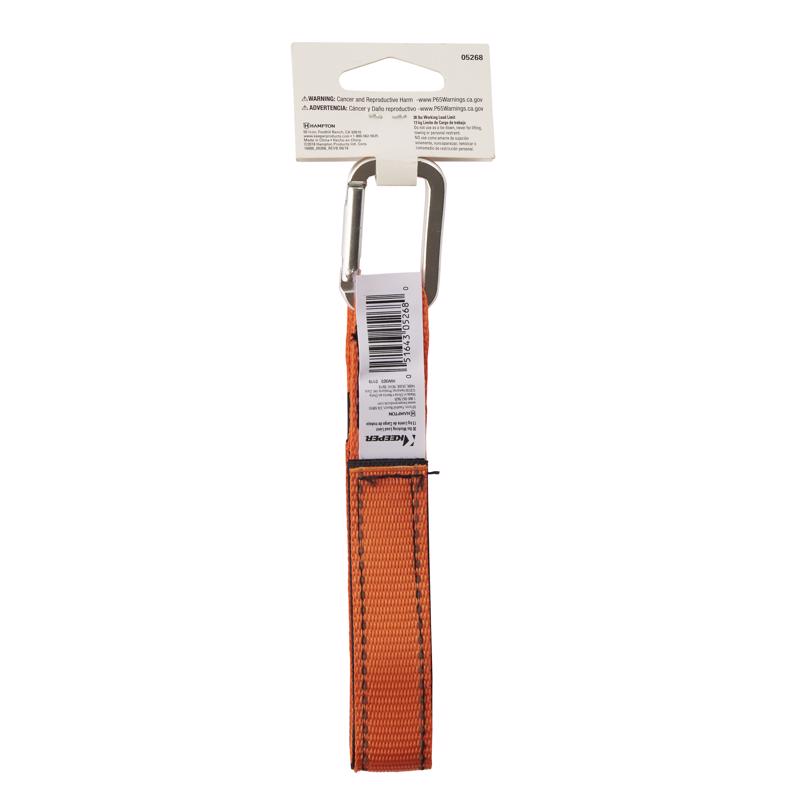 Keeper Wrap-It-Up 1 in. W Orange Bundling Strap 0 lb