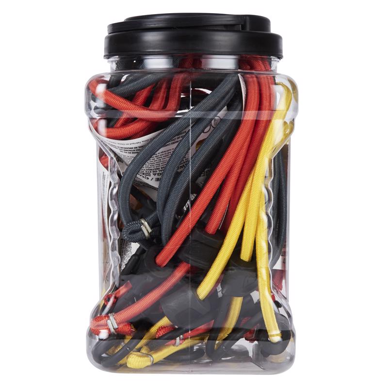 Keeper Assorted Bungee Cord Set 24 in. L X 0.315 in. 12 pk