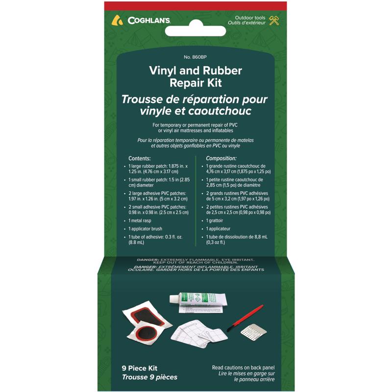 Coghlan's Green Plastic or Rubber Repair Kit 7.500 in. H X 3.750 in. W X 1.250 in. L