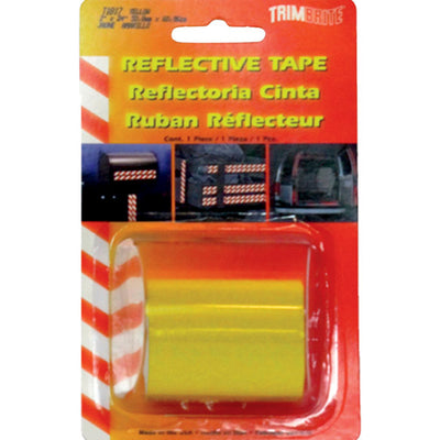 Trim Brite 2 in. W X 24 in. L Yellow Reflective Tape