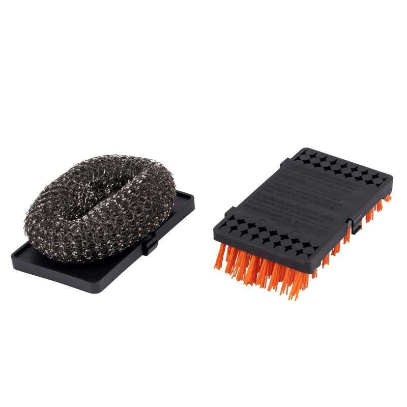 Oklahoma Joe's Blacksmith Grill Brush with Scraper 3.75 in. H X 4.75 in. L X 3.75 in. W