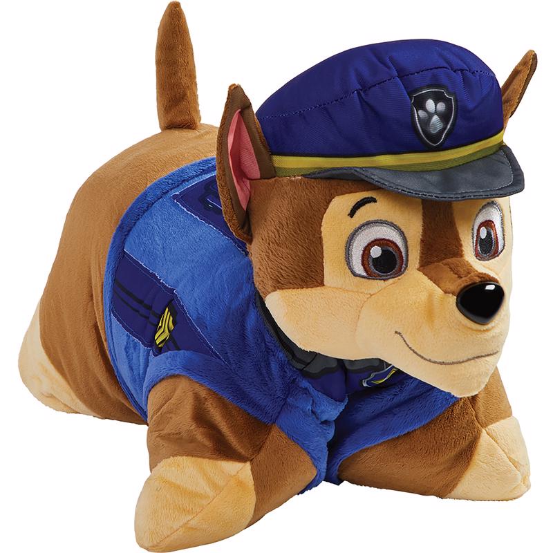 Pillow Pets Paw Patrol Chase Plush Toy Blue/Brown