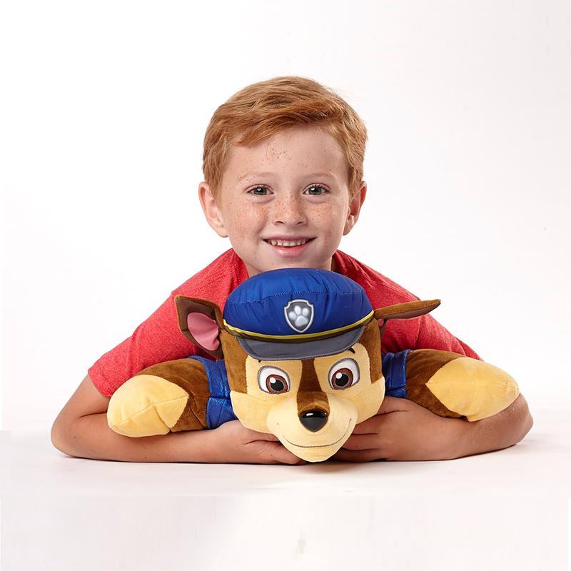 Pillow Pets Paw Patrol Chase Plush Toy Blue/Brown