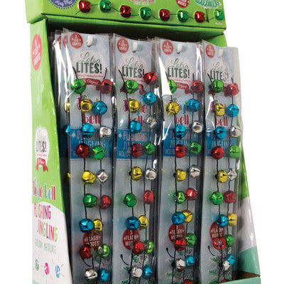 DM Merchandising Lotsa Lights Light up Bells Necklace Metal