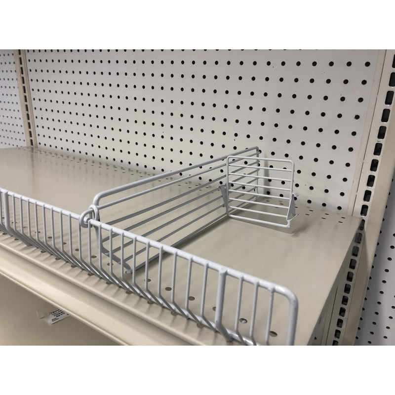 Gray Steel Wire Front 3 in. H X 48 in. W 20 pk
