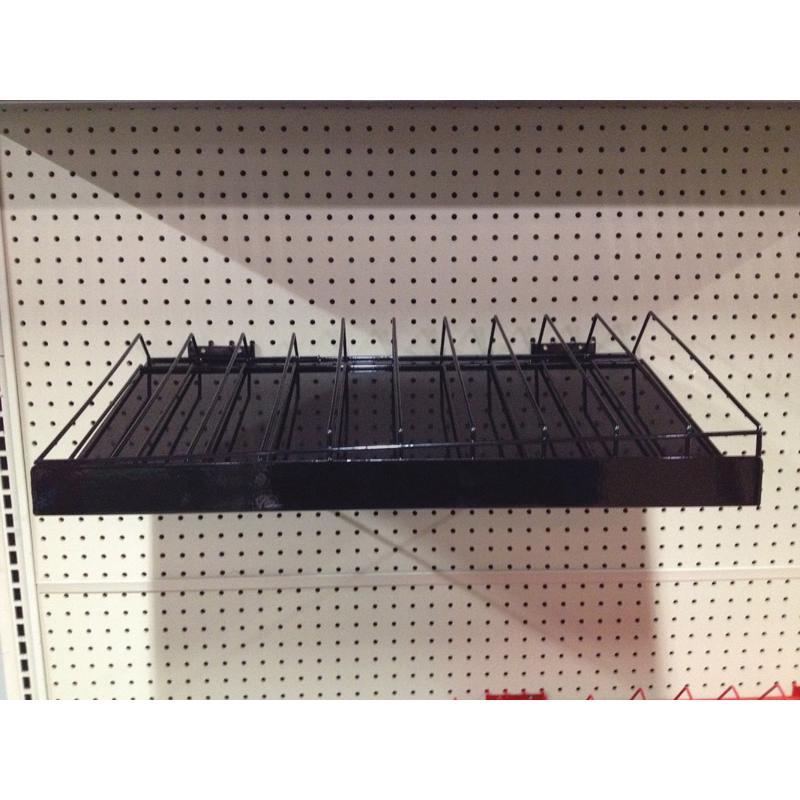 Vulcan Industries 24 in. W X 14 in. D Black Steel Shelf
