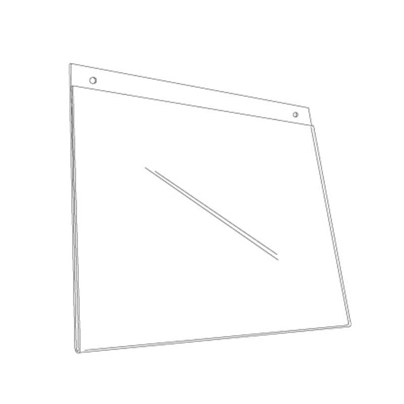 Black Metal Floor Sign Holder 52 in. H X 10 in. W X 14 in. L