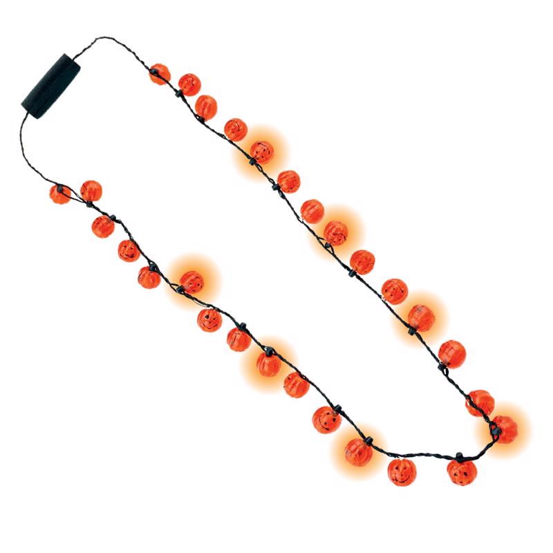 Magic Seasons Halloween Flashing Bulb Necklace Plastic
