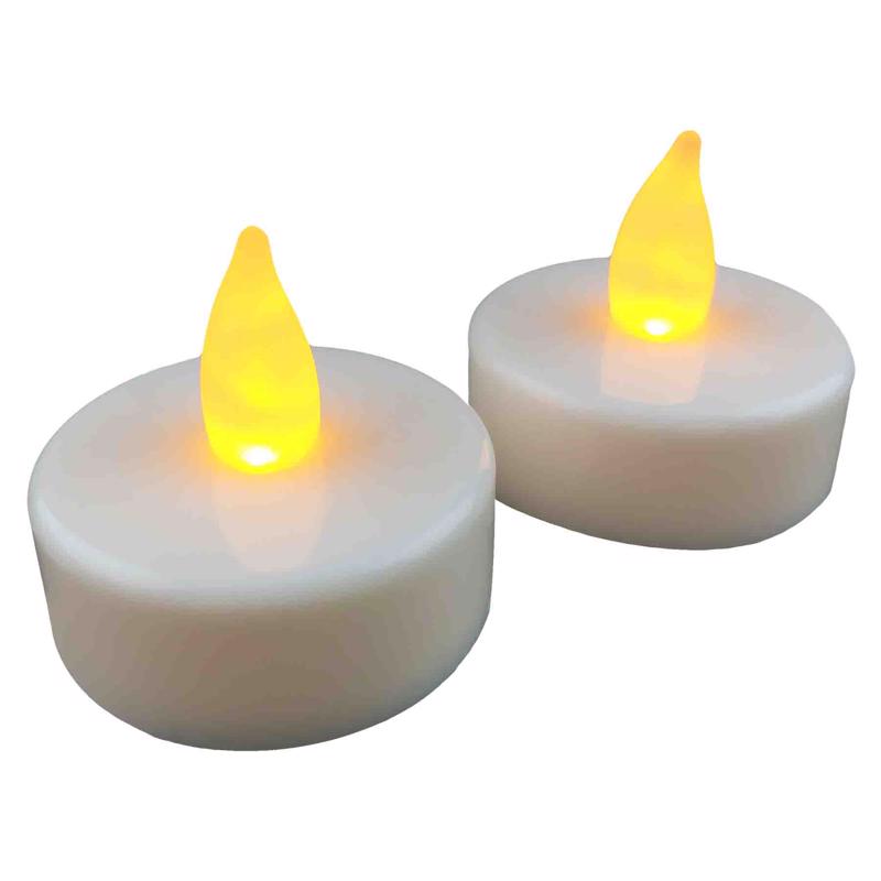 Magic Seasons White No Scent LED Flameless Tea Lights