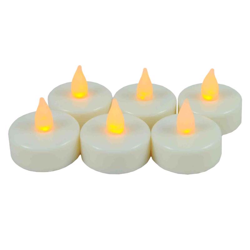 Magic Seasons White No Scent LED Flameless Tea Lights