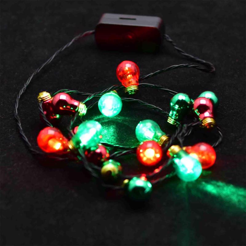 Magic Seasons Christmas Holiday Flashing Necklace