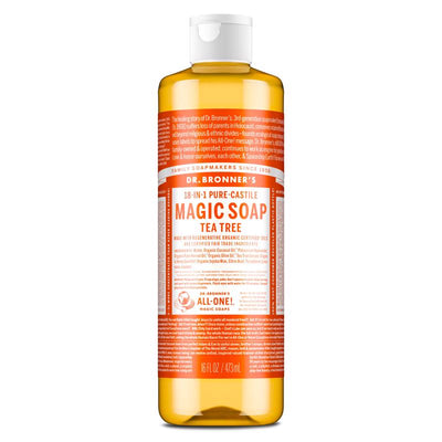 Dr. Bronner's Organic Tea Tree Scent Pure-Castile Liquid Soap 16 oz