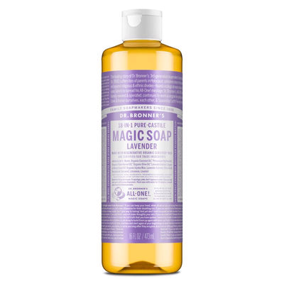 Dr. Bronner's Organic Lavender Scent Pure-Castile Liquid Soap 16 oz